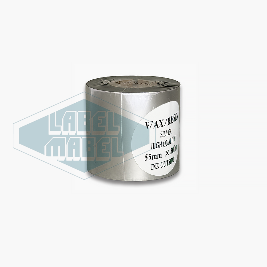 ریبون وکس رزین نقره ای 300×55 – Ribbon Wax Resin (Silver)